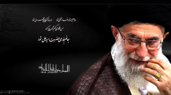عکس زیبا از آقا خامنه ای