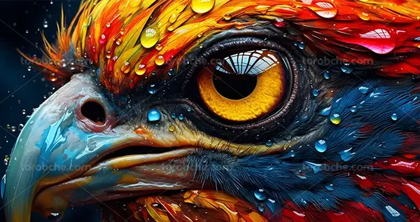 عکس کله عقاب برای نقاشی