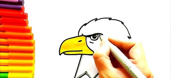 عکس عقاب نقاشی ساده