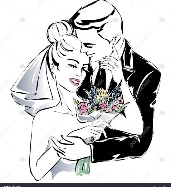 عکس عروس و داماد وکتور