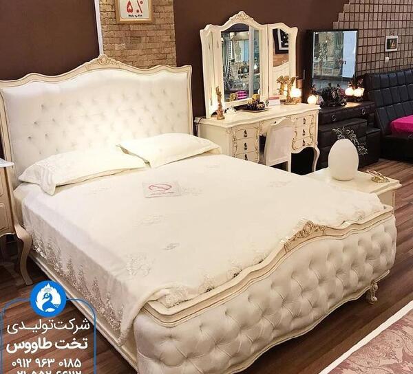 عکس عروس داماد در تخت خواب