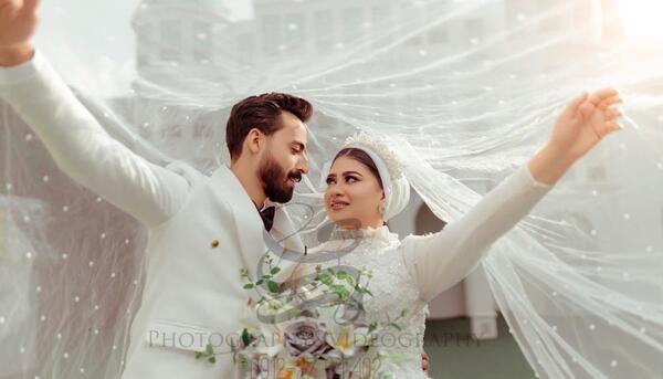 عکس دست عروس و داماد مذهبی