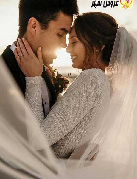 مدل عکس گرفتن عروس داماد در اتلیه