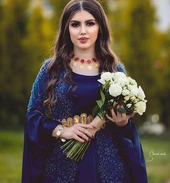 عکس عروس داماد با لباس کردی