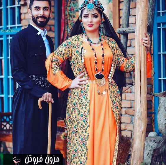 عکس لباس کردی عروس و داماد