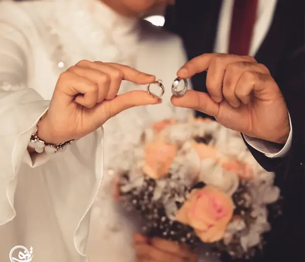 عکس عروس و داماد در عقد