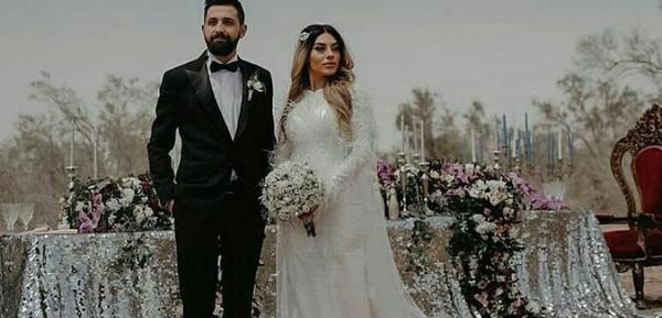 عکس عروس و داماد در تالار ایرانی