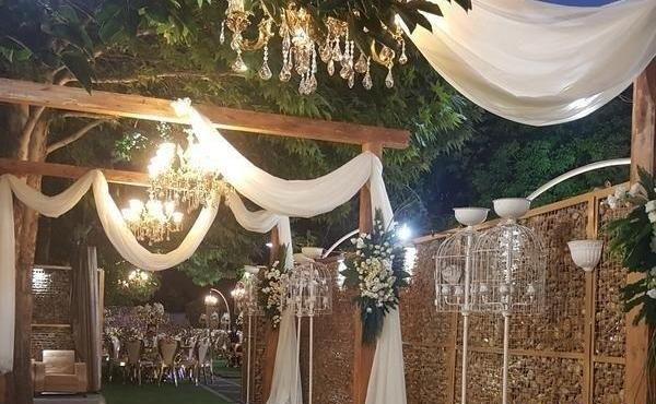 باغ عکس عروس و داماد در شیراز