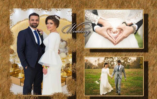 نمونه ژورنال عکس عروس و داماد