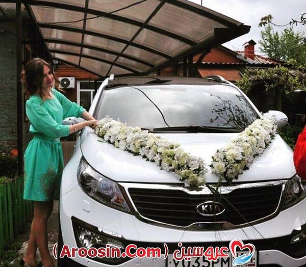 عکس ماشین عروس و داماد شاسی بلند