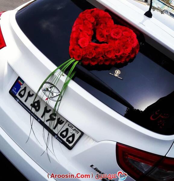 عکس ماشین عروس و داماد شاسی بلند