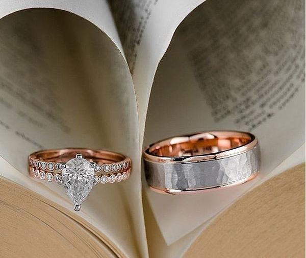 عکس های دست عروس داماد با حلقه