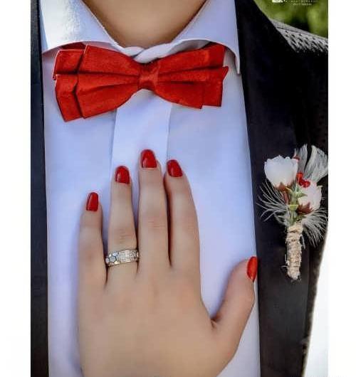 عکس های دست عروس داماد با حلقه
