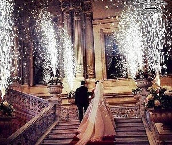 عکس عروس داماد تو باغ