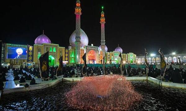 عکس زیبا از مسجد جمکران