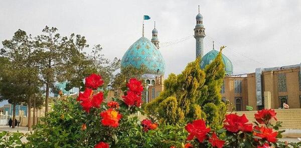 عکس زیبا از مسجد جمکران