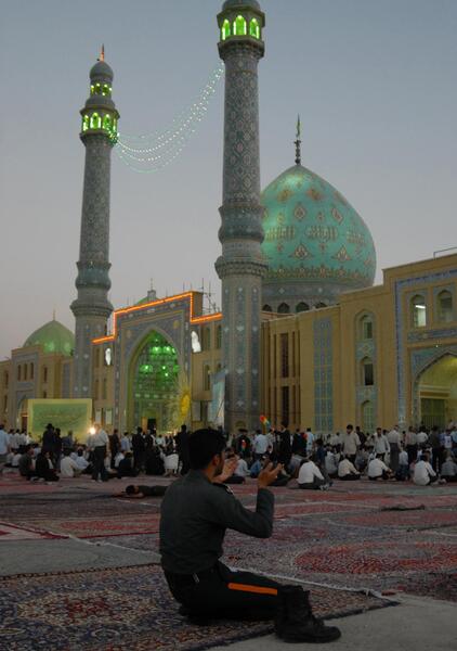 عکس زیبا از مسجد جمکران