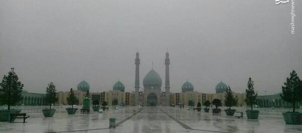 عکس زیبا از مسجد جمکران