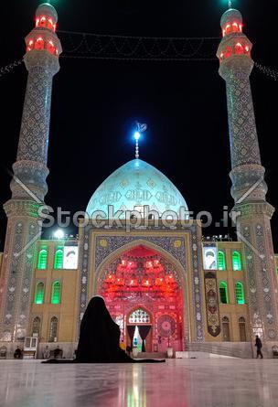 عکس زیبا از مسجد جمکران