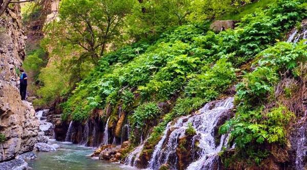عکس زیبا از جاده چالوس