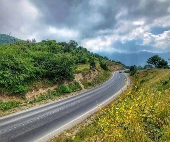 عکس زیبا از جاده های شمال