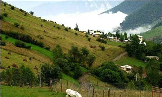 عکس زیبا از جاده های شمال