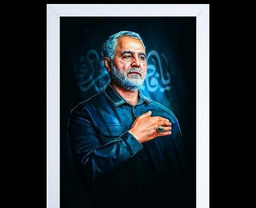 عکس زیبا حاج قاسم سلیمانی