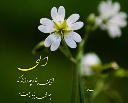 عکس متن زیبا درباره خدا