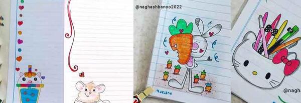 عکس نقاشی زیبا رنگی