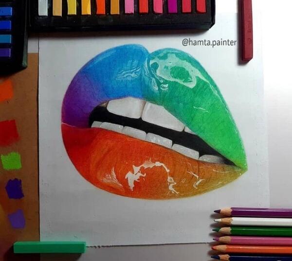 عکس نقاشی زیبا رنگی