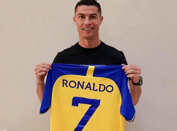 عکس زیبا از رونالدو در النصر