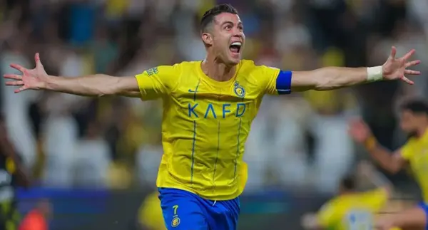 عکس زیبا از رونالدو در النصر