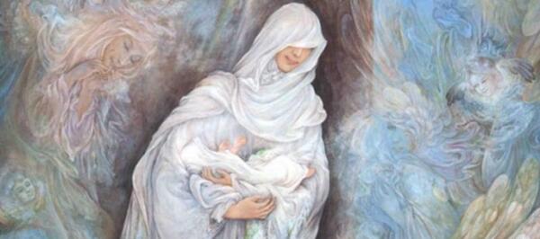 عکس حضرت مریم عیسی مسیح