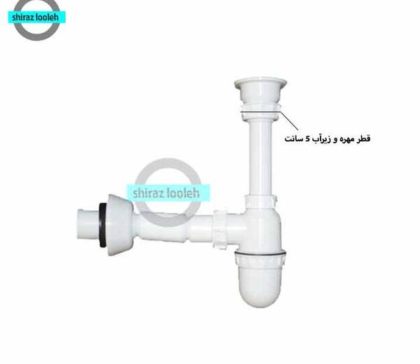 عکس لوله زیر سینک ظرفشویی