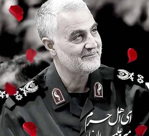 عکس سردار سلیمانی با متن زیبا