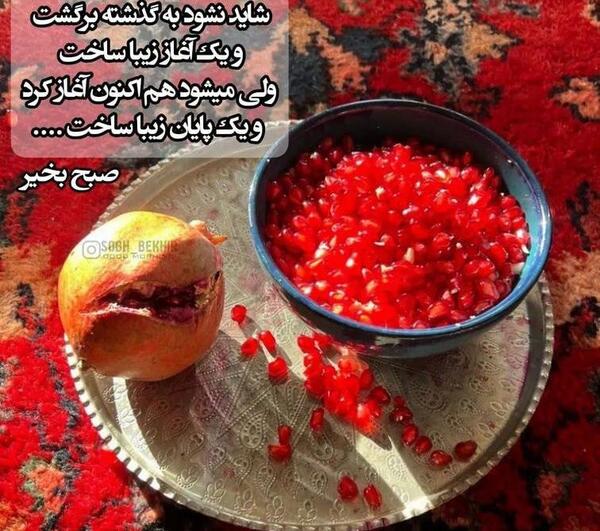 یک عکس زیبا از سلام صبح بخیر