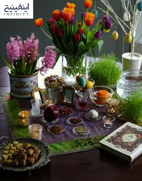 عکس زیبا از سفره هفت سین