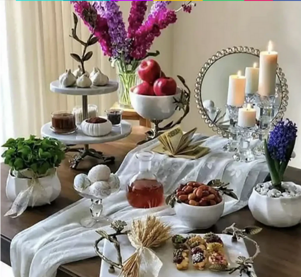 عکس زیبا از سفره هفت سین