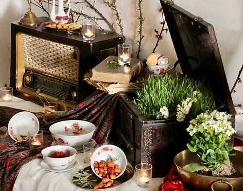 عکس زیبا از سفره هفت سین
