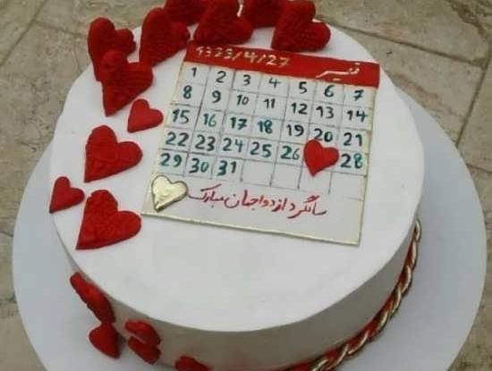 عکس کیک زیبا برای سالگرد ازدواج