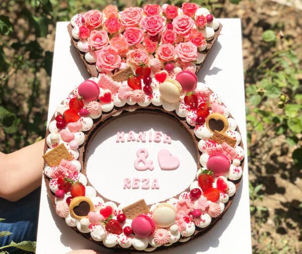 عکس کیک زیبا برای سالگرد ازدواج