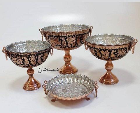 عکس ظروف مسی تزئینی