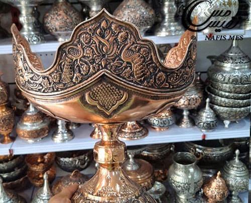 عکس ظروف مسی تزئینی
