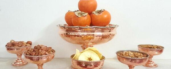 عکس ظروف مسی تزئینی