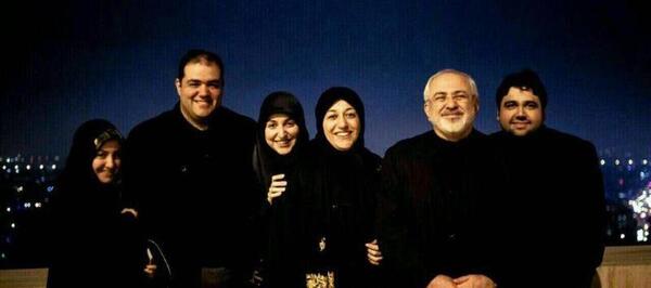 عکس همسر و فرزندان جواد ظریف