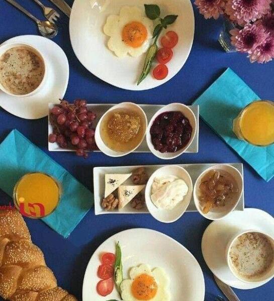 عکس زیبا صبحانه
