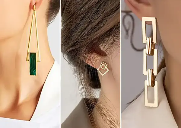 عکس گوشواره های ظریف طلا