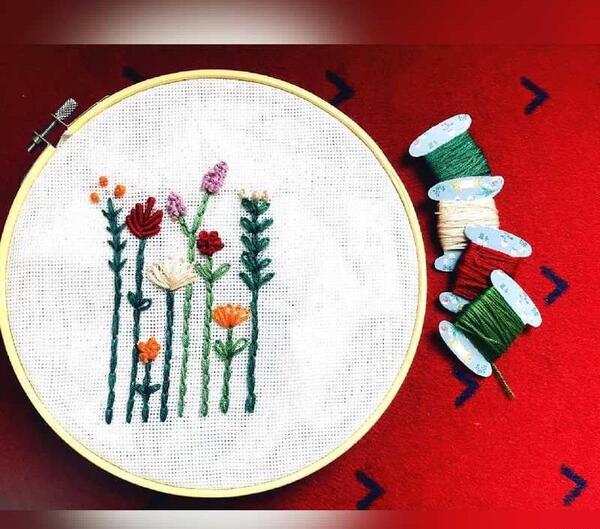 عکس گلدوزی ظریف