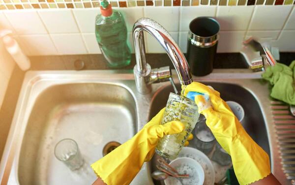 عکس ظرف های کثیف