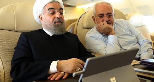 عکس روحانی و ظریف